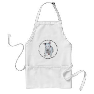 Bull Terrier Puppy Ditties Standard Apron