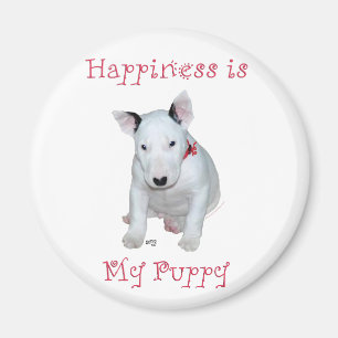 Bull Terrier Puppy Magnet