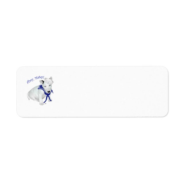 Bull Terrier Return Address Labels (Front)