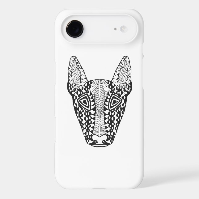 Bull Terrier Sketch Case-Mate iPhone Case (Back)