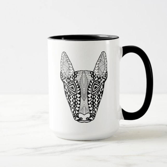 Bull Terrier Sketch Mug (Right)