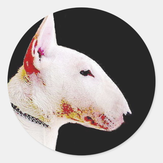 Bull Terrier stickers (Front)