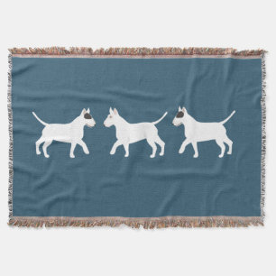 Bull Terrier Throw Blanket