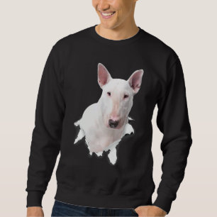 Bull Terrier Torn Cloth  For Dog  Dog Mum Sweatshirt