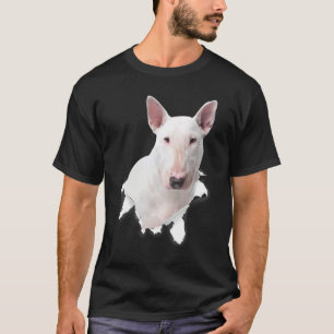 Bull Terrier Torn Cloth For Dog Dog Mum T-Shirt