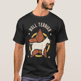 Bull Terrier Vintage Retro Classic Dog T-Shirt