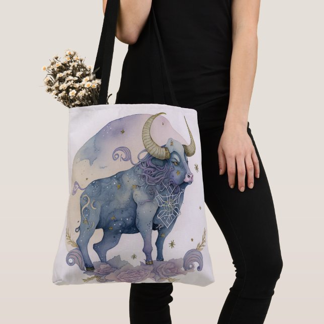 Bull Tote Bag (Close Up)
