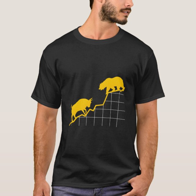Bull Vs Bear I Shares Stock Market Etf Capital T-Shirt (Front)