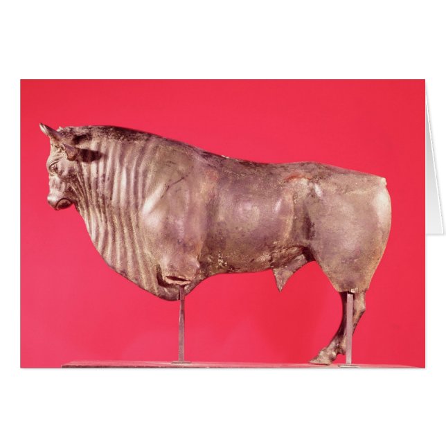 Bull with three horns, from Avrigney (Front Horizontal)
