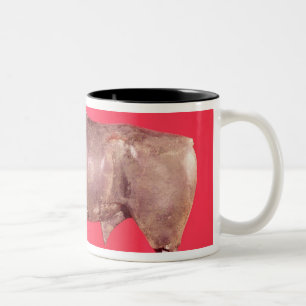 Bull with three horns, from Avrigney Two-Tone Coffee Mug