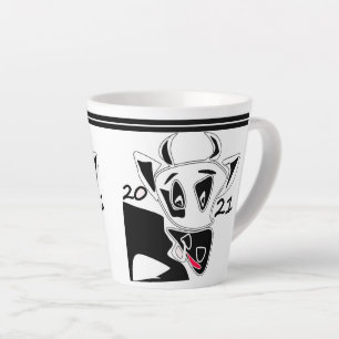 Bull, year of the bull, 2021, funny bull latte mug