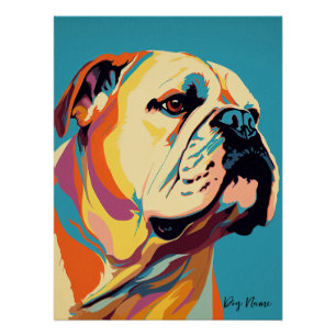 Bulldog 001 - Bruno Pokopen Poster