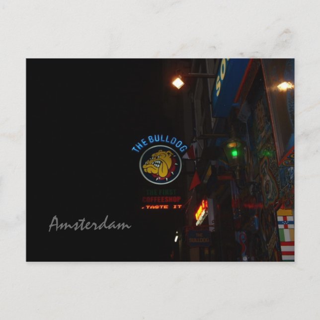 bulldog, Amsterdam Postcard (Front)