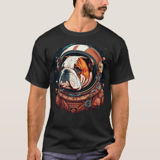 Bulldog Astronaut T-Shirt