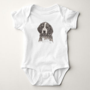 bulldog baby bodysuit