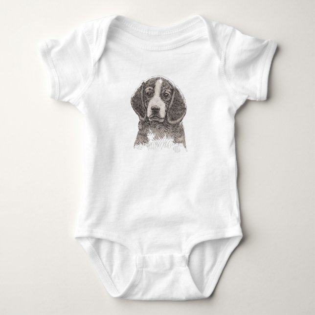 bulldog baby bodysuit (Front)