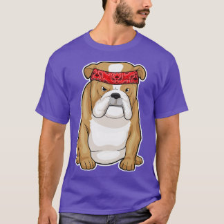 Bulldog Bandanna  T-Shirt
