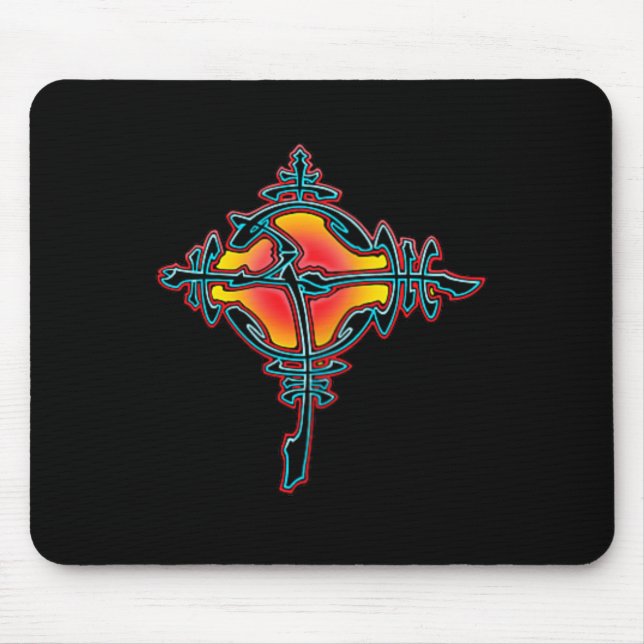 Bulldog Bda Sabertooth Old School Skateboarding Fo Mouse Pad (Front)