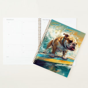 Bulldog Beach Surfing Painting Planner