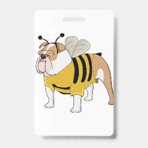 bulldog bee ID badge