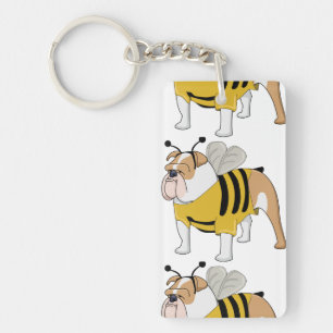 bulldog bee key ring