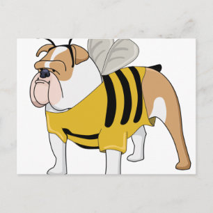 bulldog bee postcard