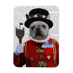 Bulldog Beefeater Magnet