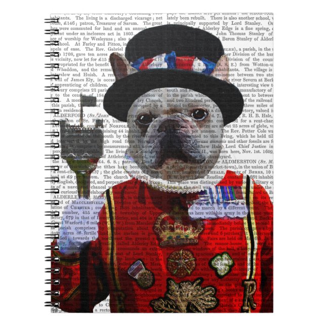 Bulldog Beefeater Notebook (Front)