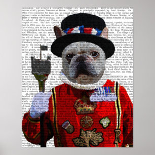 Bulldog Beefeater Poster