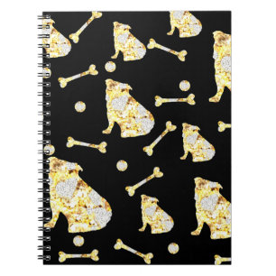 BULLDOG BLING NOTEBOOK
