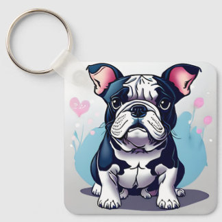 Bulldog Bliss Key Ring