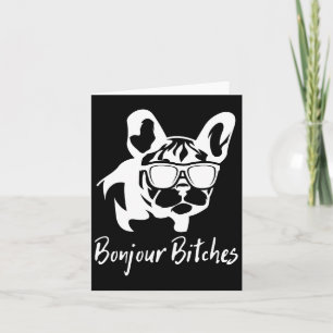 Bulldog Bonjour Es Card
