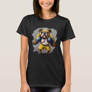 Bulldog Boxing Cool  Bulldog Dog Boxing Boxer T-Shirt