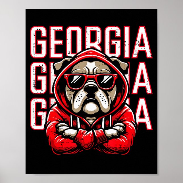 Bulldog Boys Youth Teen Kids Men Girls Women  Poster (Front)