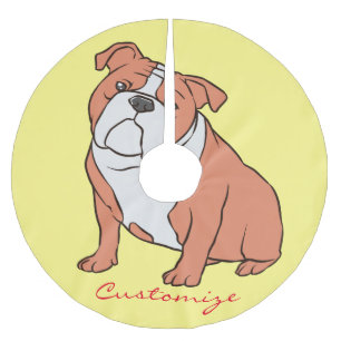 Bulldog Breed Thunder_Cove Brushed Polyester Tree Skirt