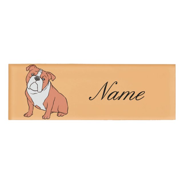 Bulldog Breed Thunder_Cove Name Tag (Front)
