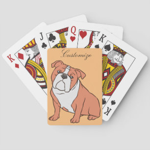 Bulldog Breed Thunder_Cove Playing Cards