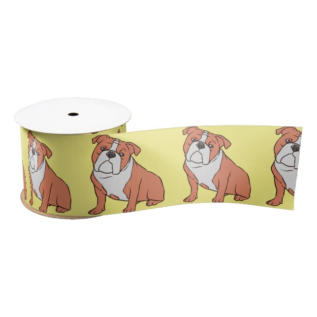 Bulldog Breed Thunder_Cove Satin Ribbon (Spool)