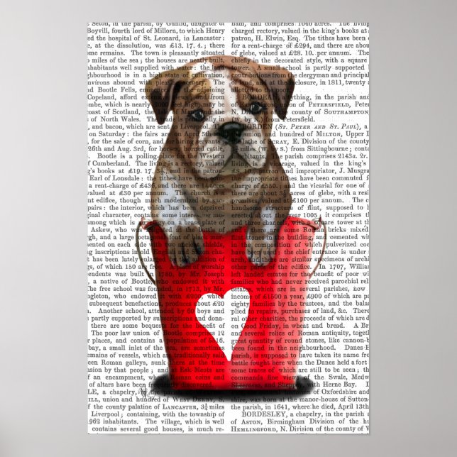 Bulldog Bucket Of Love Red Poster (Front)