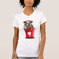 Bulldog Bucket Of Love Red