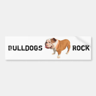 Bulldog Bumper Sticker