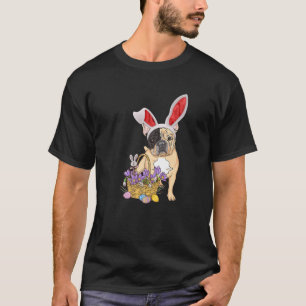 Bulldog Bunny Easter Egg Hunters Funny Easter Day T-Shirt