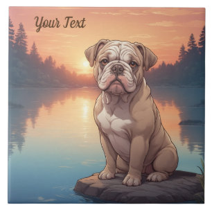 Bulldog by Lake Ceramic Tile