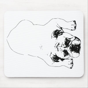 Bulldog Calm Desk Accent Mouse Pad