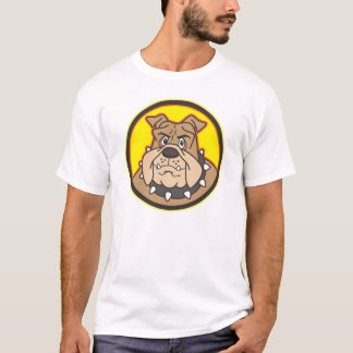 Bulldog Cartoon Logo T-Shirt