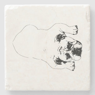 Bulldog Cheer Table Coaster
