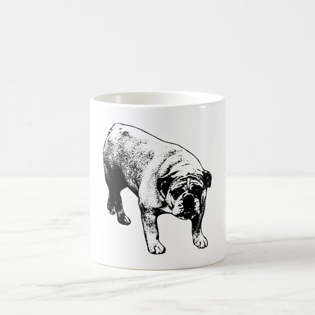 Bulldog Christmas Brew Coffee Mug (Center)