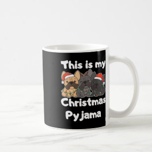 Bulldog Christmas This Is My Christmas Pyjamas Coffee Mug