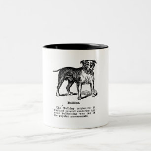 BULLDOG CLASSIC DOG BREED  Two-Tone COFFEE MUG