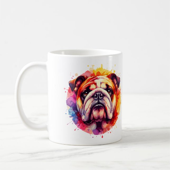 Bulldog Coffee Mug (Left)